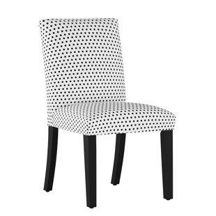 Go to store & view more images Wrought Studio Bye Polka Dot Upholstered Dining Chair