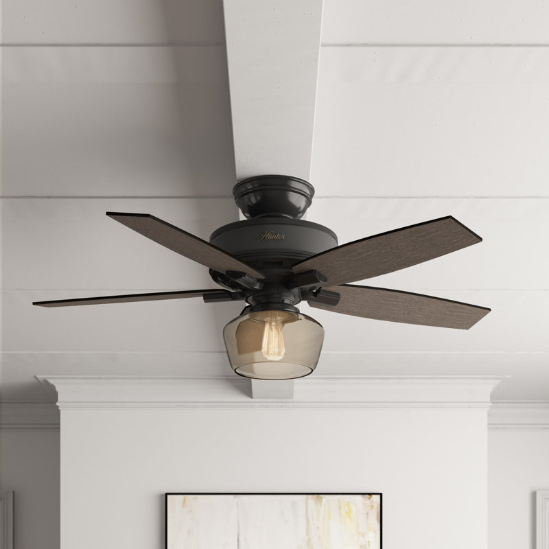 52" Bennett 5 - Blade Standard Ceiling Fan with Remote ...