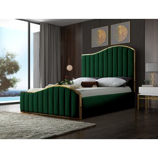 Wulff Velvet Upholstered Platform Bed