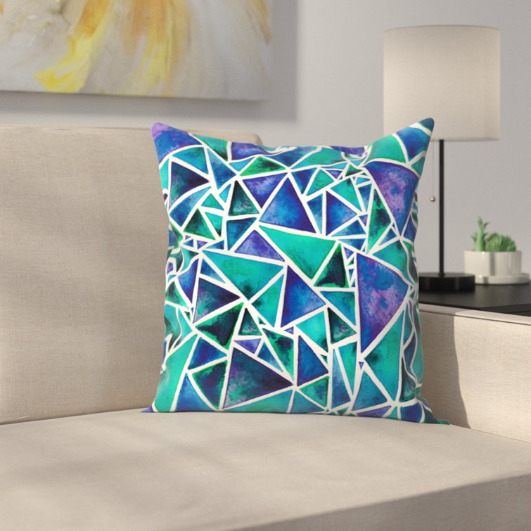 triangle throw pillow