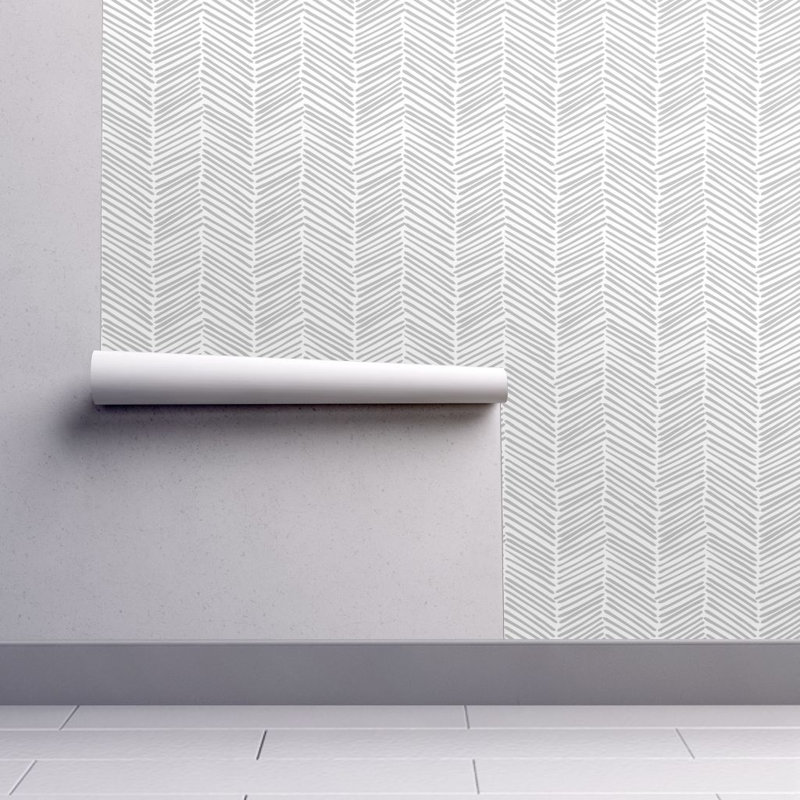 Wrought Studio Chevon Removable Wallpaper Freeform Arrows Large