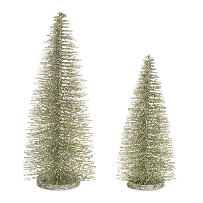 The Holiday Aisle® 8 Piece Plastic Tree Set | Wayfair