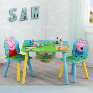Arts Crafts Toddler Kids Table Chair Sets You Ll Love In 2019 Peppa Pig Kids 3 Piece Square Table And Chair Set