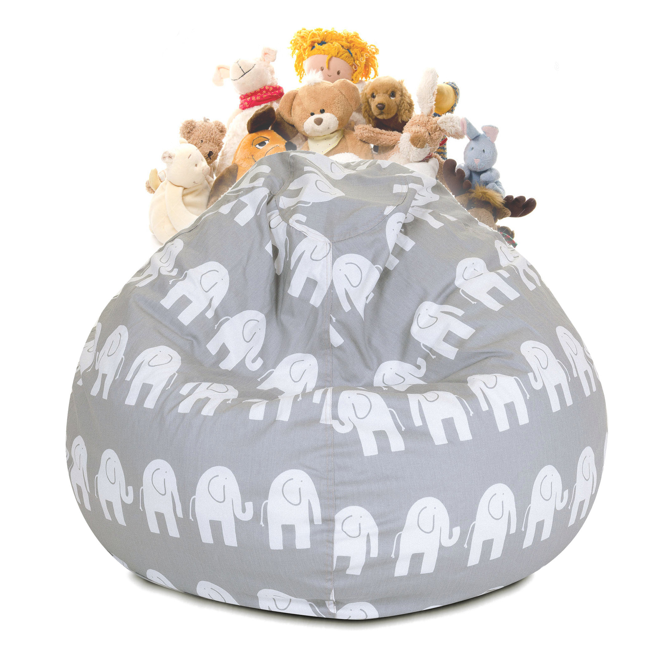 Delphi Stuffed Animal Toy Storage Bean Bag Chair Delphi Stuffed Animal Toy Storage Bean Bag Chair