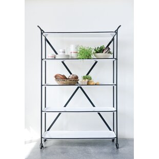 metal shelving with wheels