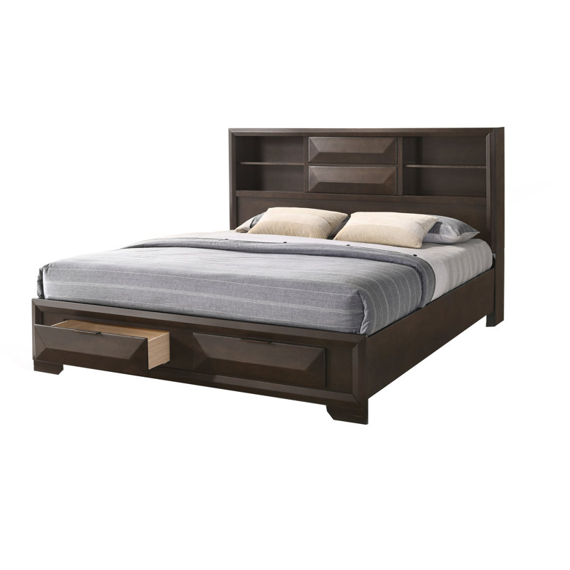 Red Barrel Studio Nyyear King Solid Wood Storage Platform Bed Wayfair For the ones who are always looking for an 'extra' in everything! nyyear king solid wood storage platform bed