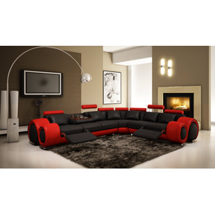Comparison Hematite Reclining Sectional by Hokku Designs Comparison Hematite Reclining Sectional by Hokku Designs