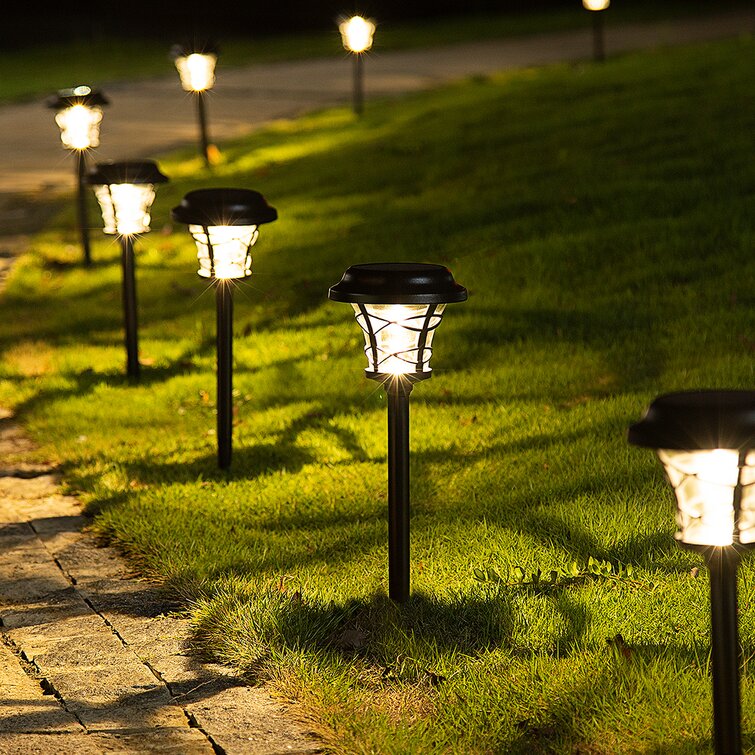 gigalumi 6 Pack Solar Path Lights Outdoor,high Lumen Automatic Led For ...