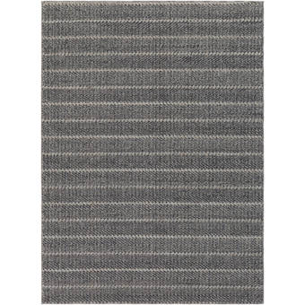 Latitude Run Angelamarie Power Loom Gray Indoor Outdoor Use Rug Reviews Wayfair