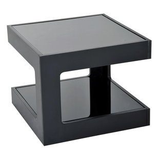 Cube End Table Wayfair Atropos Modern Gl Top Cube End Table