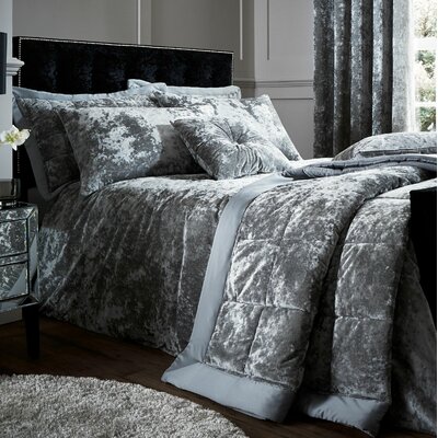 Catherine Lansfield Crushed Velvet Duvet Cover Set Reviews