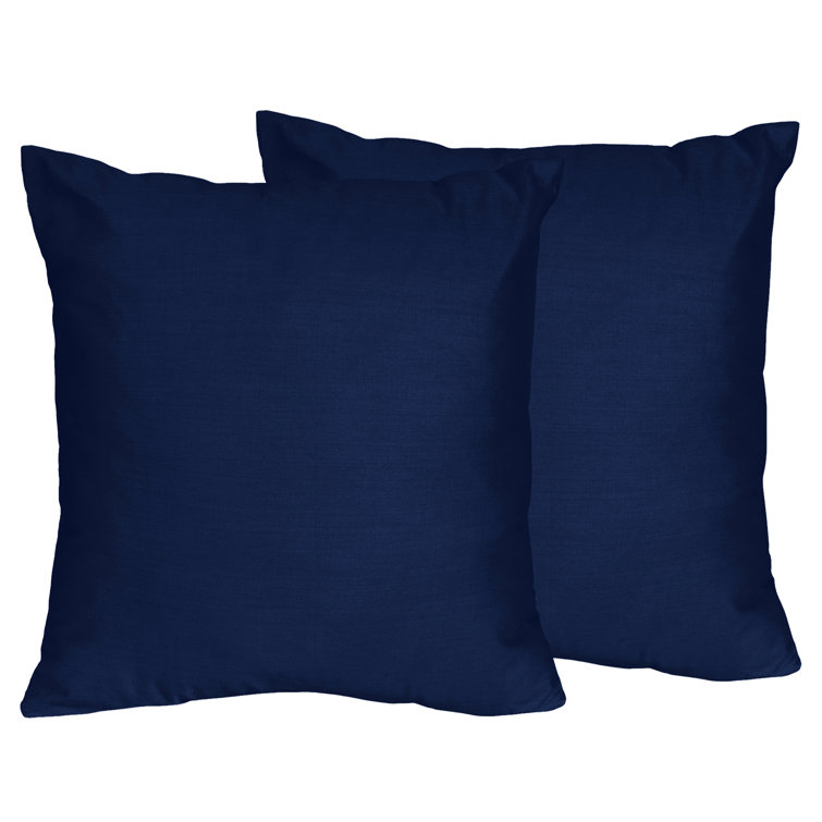 deep blue throw pillows