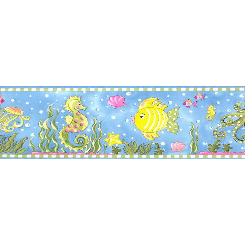 Zoomie Kids Tryon Kids Cobalt Fish Seahorse Jellyfish Octopus 15