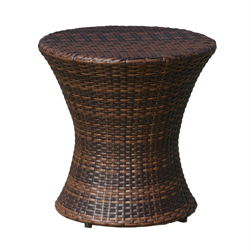 Beachcrest Home Grayling Wicker Side Table Reviews Wayfair Grayling Wicker Side Table