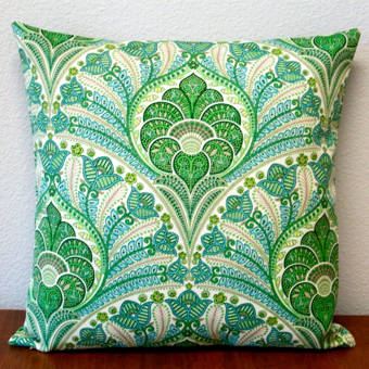 Bay Isle Home Aliana Emerald Tropical Palm Leaf Indoor Outdoor Throw Pillow Reviews Wayfair