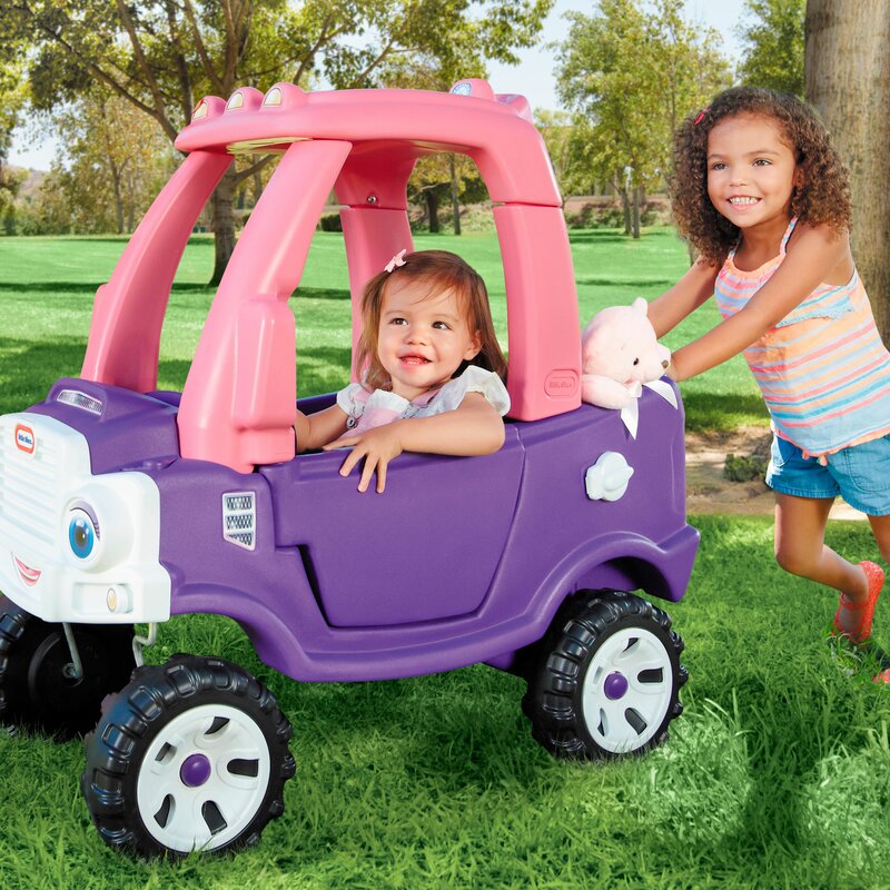 little tikes pink and purple truck