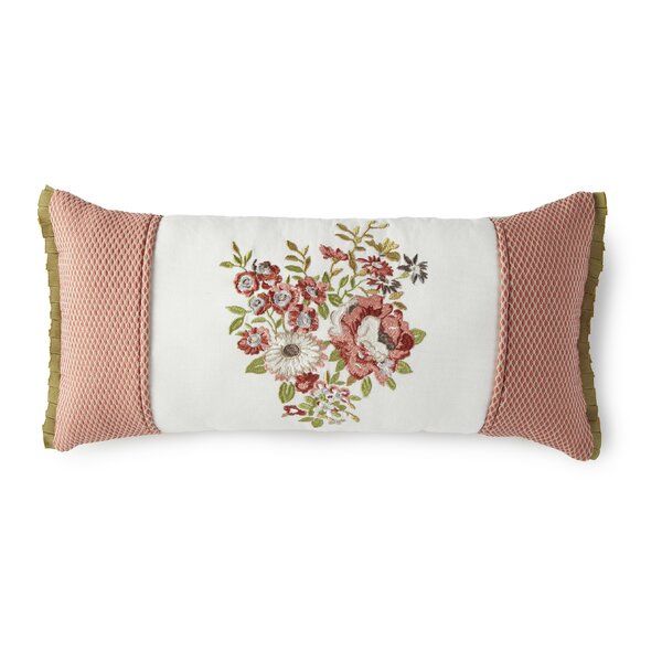 Charming Japanese cotton tan and cream accent cushion
