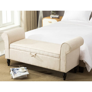 Go to store & view more images Souther Upholstered Storage Bench by Charlton Home