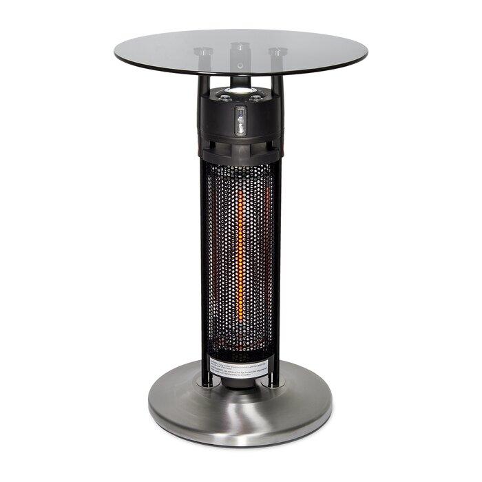 Fire Mountain Table Top Gas Patio Heater In Stainless Steel Patio