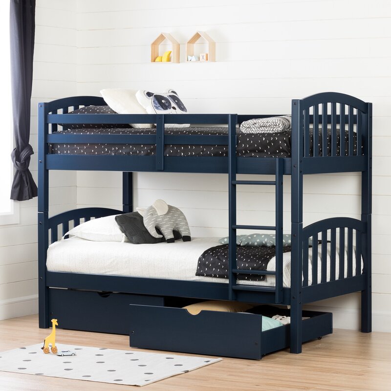 bunk beds with storage drawers