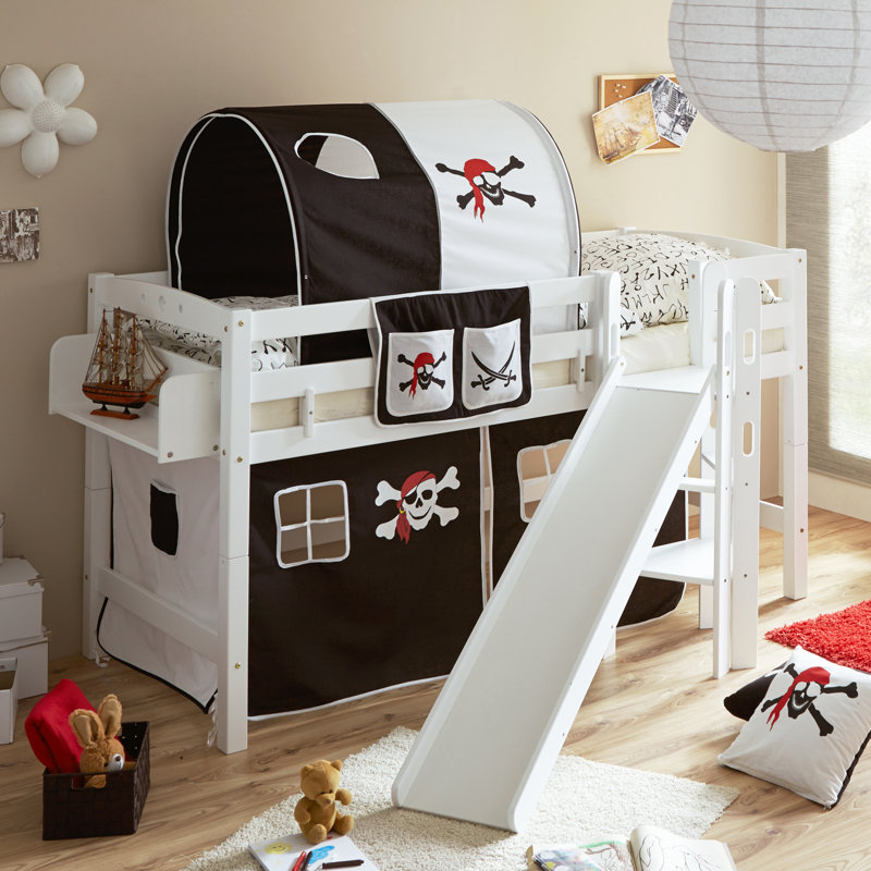 Roomie Kidz Hochbett Tricia mit Rutsche, 90 x 200 cm & Bewertungen