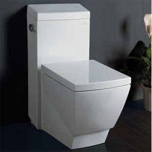 Go to store & view more images EAGO 1.28 GPF Elongated One-Piece Toilet