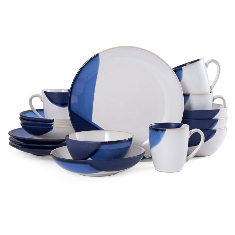 Gourmet Basics By Mikasa Caden 16 Piece Dinnerware Set Service