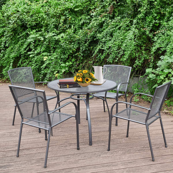 Patio Dining Set With Umbrella Wayfair