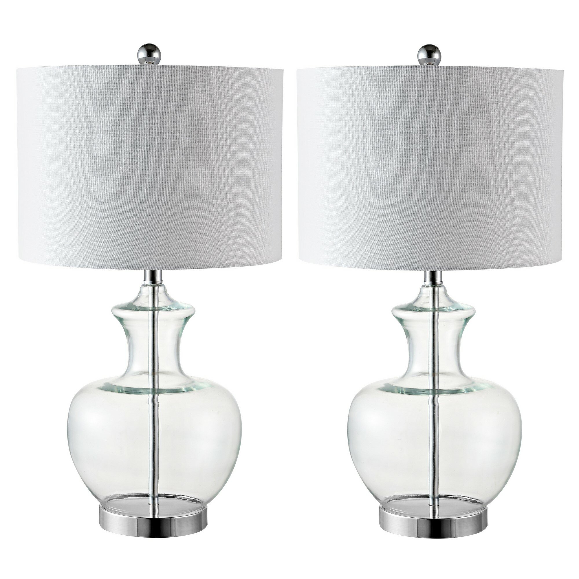 clear glass bedroom lamps