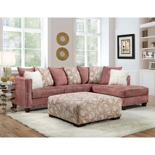 Tuff Concept Modern Design Corner Group Sofa Set Fabric 3 Seater with Reversible Chaise Living Room Furniture Apricot 