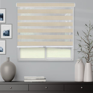 Window Roller Blinds Day ＆ Night Zebra Vision Striped Privacy Opaque Multi Sizes 