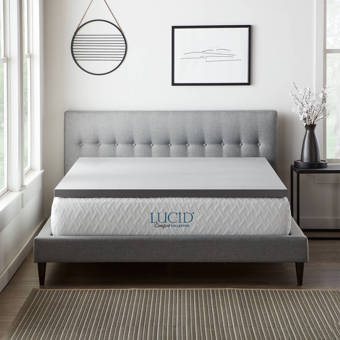 Brookside 2 5 Gel Memory Foam Mattress Topper Reviews Wayfair
