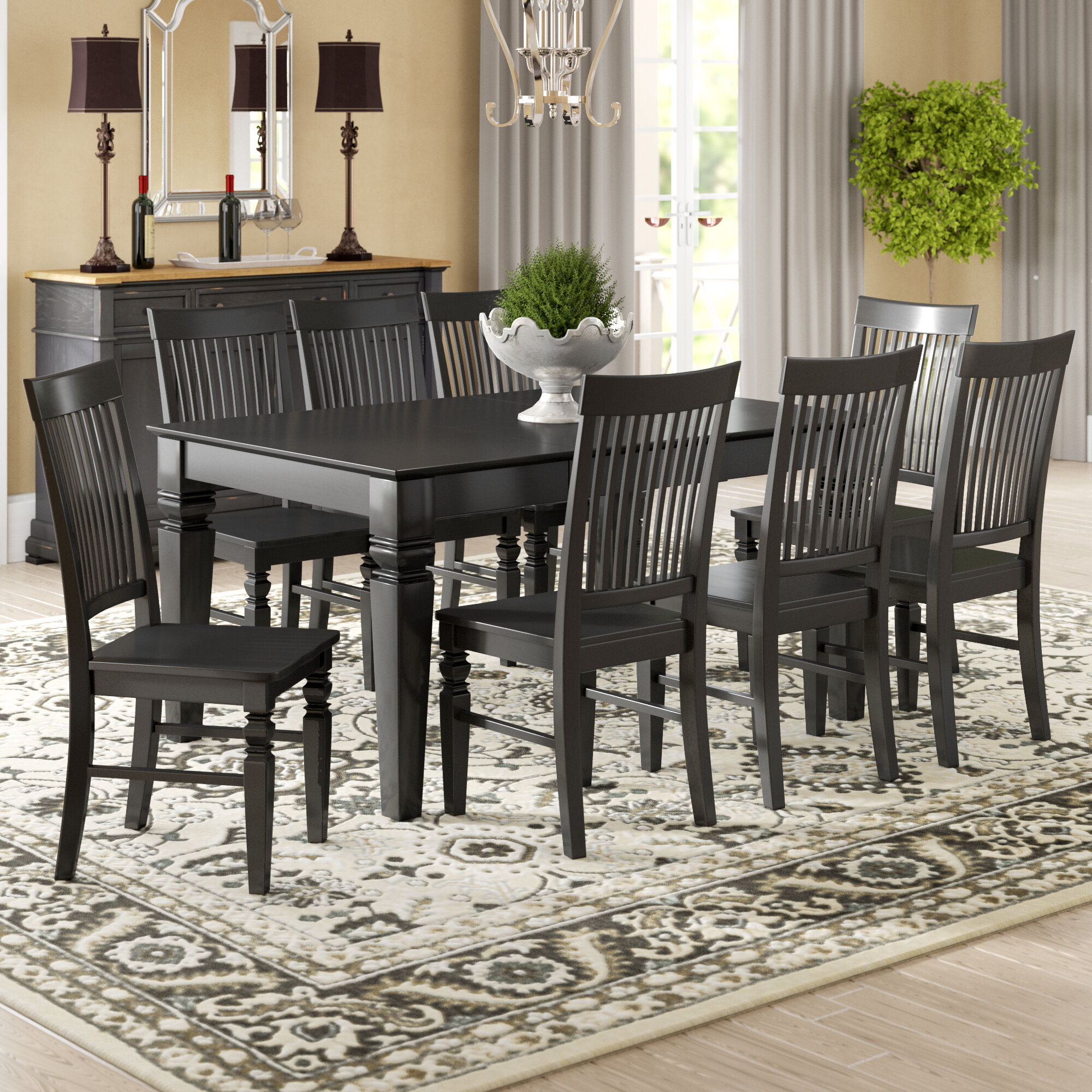 9 Piece Modern Formal Dining Sets You Ll Love In 2021 Wayfair