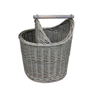 wicker basket toilet roll holder