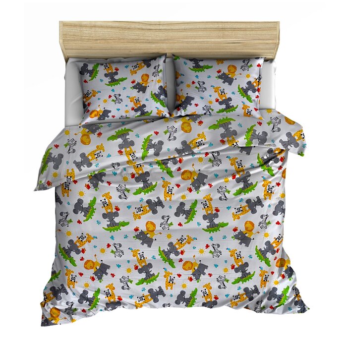 Zoomie Kids Toledo Heavyweight Velvet Flannel Reversible Duvet