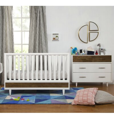 Eero 4 In 1 Convertible Standard 2 Piece Nursery Furniture