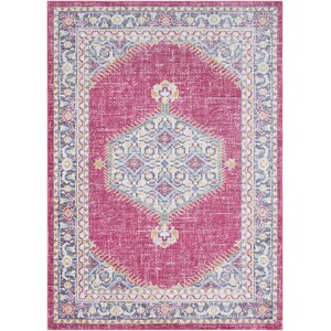 Fields Pink Area Rug