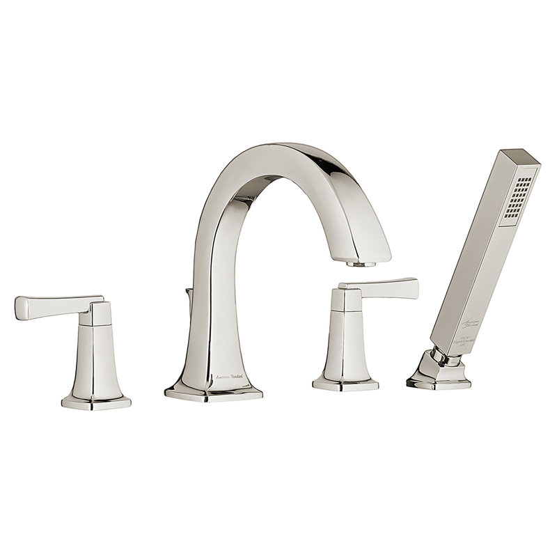Townsend Double Handle Deck Mount Bathtub Faucet With Personal