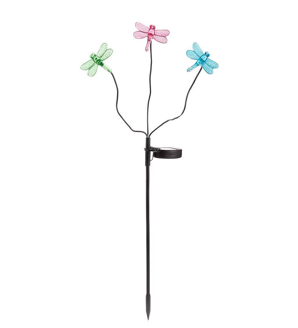 Wind & Weather Dragonflies SolarPowered Garden Stake Wayfair