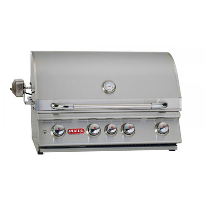Angus 4-Burner Built-In Propane Gas Grill Bull Outdoor Gas Type: Liquid Propane