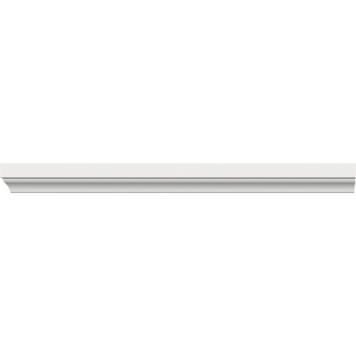 Ekena Millwork Pvc Trim 1 H X 96 W X 1 2 D Moulding Wayfair