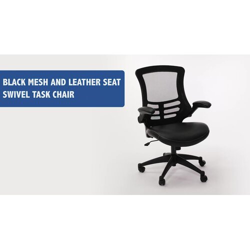 woolverton ergonomic faux leather task chair