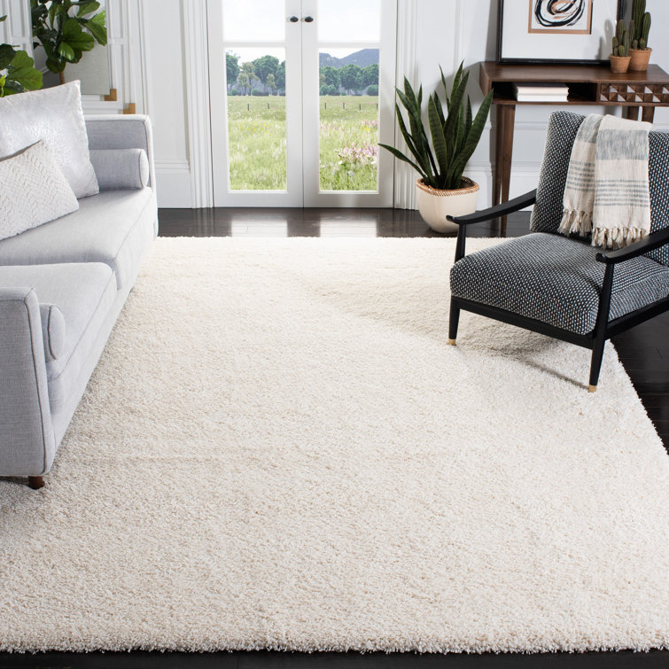 Lark Manor Irmtrud Power Loom Performance Ivory Rug & Reviews | Wayfair