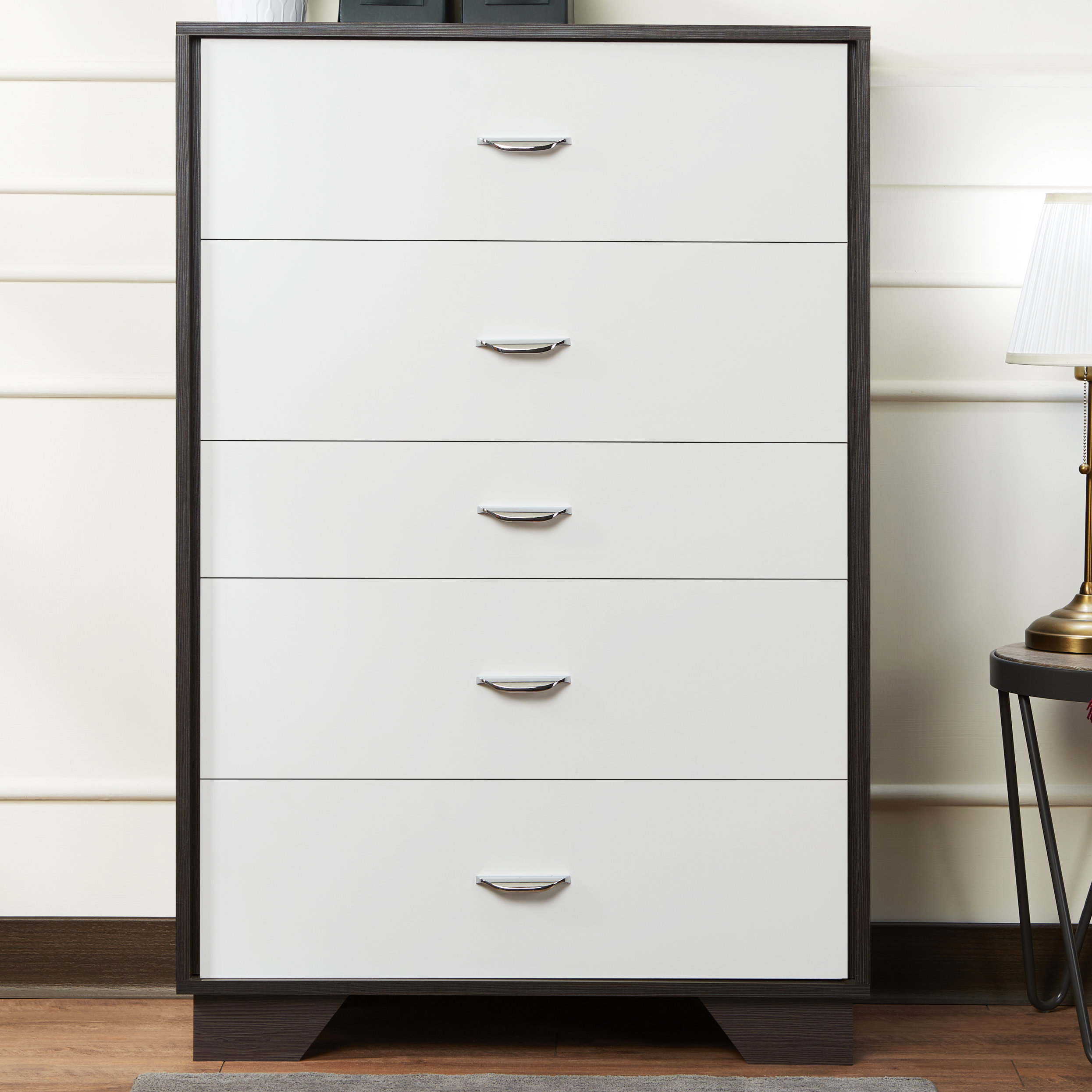 Wade Logan Bair 5 Drawer Chest Reviews Wayfair