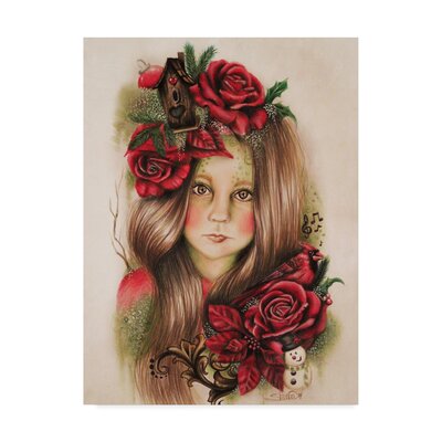 'Merry Christmas' Graphic Art Print on Wrapped Canvas Trademark Fine Art Size: 47
