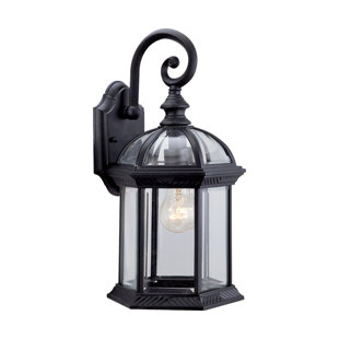 Best Hausmann 1-Light Glass Shade Outdoor Wall Lantern By Three Posts Outdoor Lighting Hausmann 1-Light Glass Shade Outdoor Wall Lantern By Three Posts Outdoor Lighting
