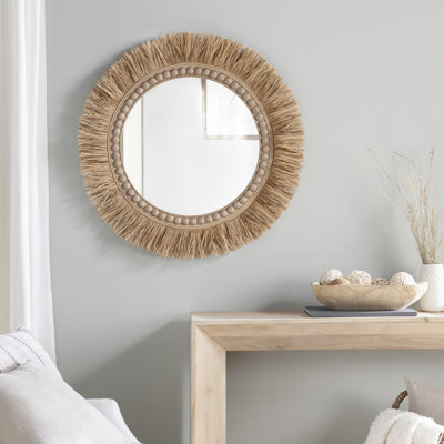 Rina Jennah Rattan Wall Mirror