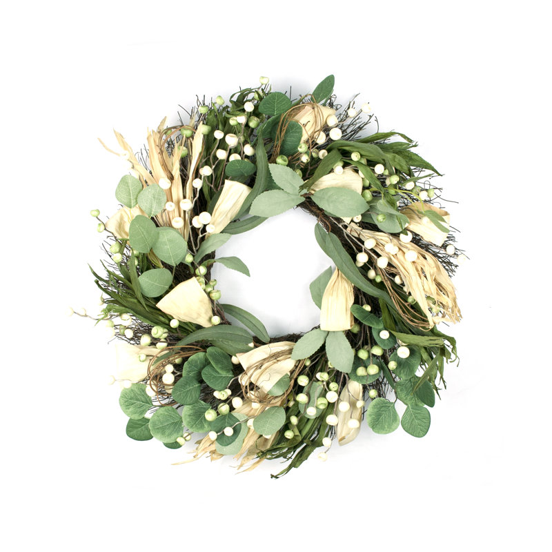 Harvest 24" Rattan Wreath