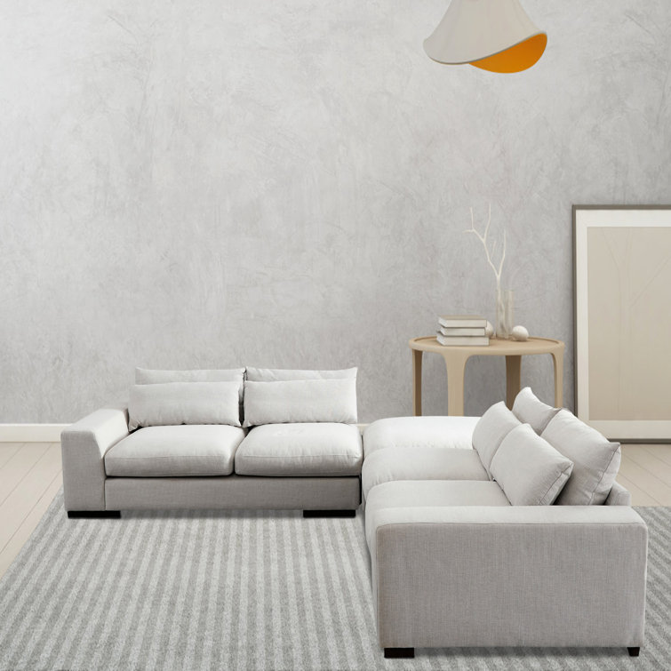 Down filled modular sofa clearance