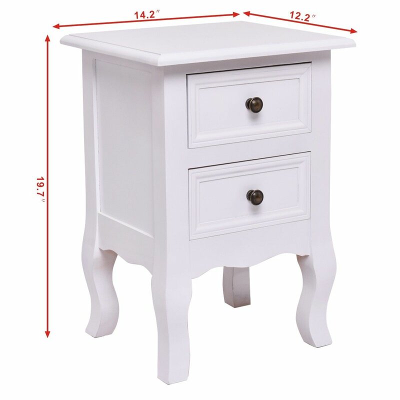 Canora Grey Batty Costway End Table With Storage Wayfair